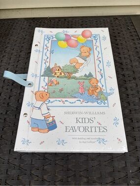 Vintage 1990 Sherwin-Williams Kids' Favorites Paint Chip/Swatch Binder